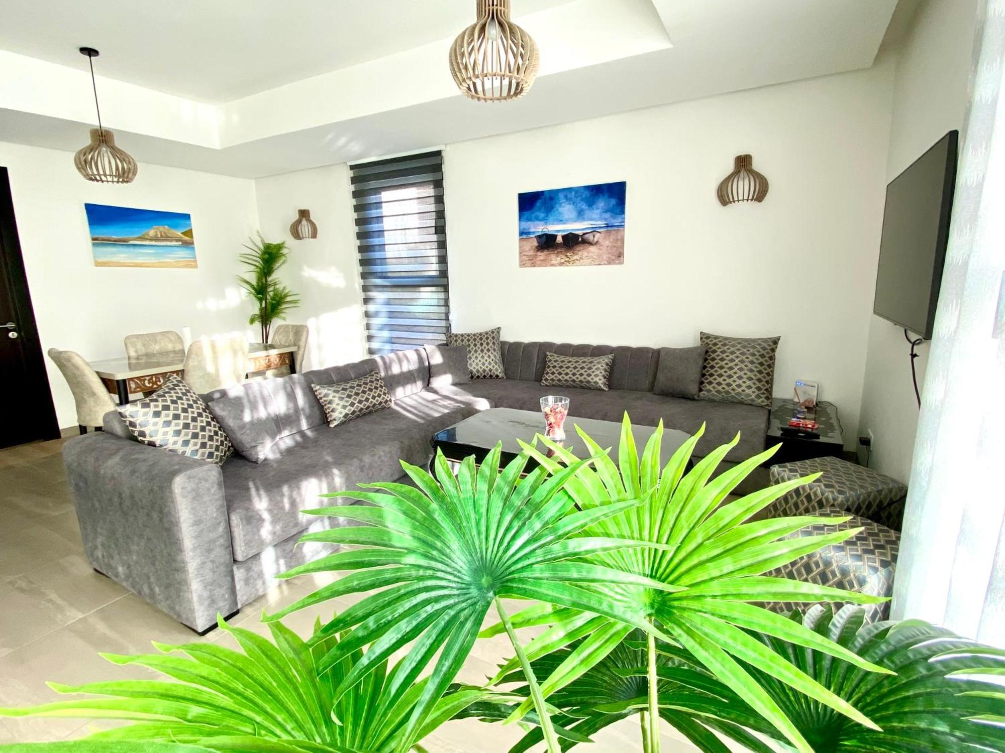 Luxurious Golf & Sea View Beach Apartment With Pool Access - Tamourrit, Taghazout Bay Exterior photo