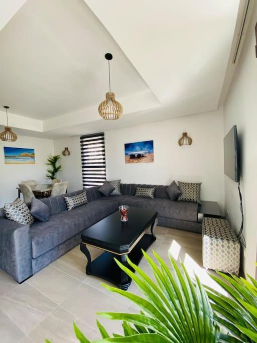 Luxurious Golf & Sea View Beach Apartment With Pool Access - Tamourrit, Taghazout Bay Exterior photo